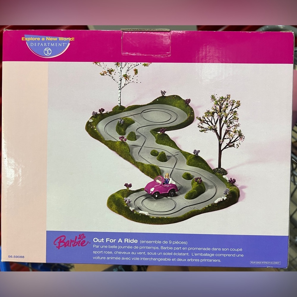 Barbie x Department 56 “Out For a Ride” NWT!